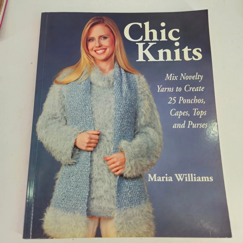 Knitting‎ Crochet Pattern Book Lot Boye Chic Knits Guide to Creating Hip Knits